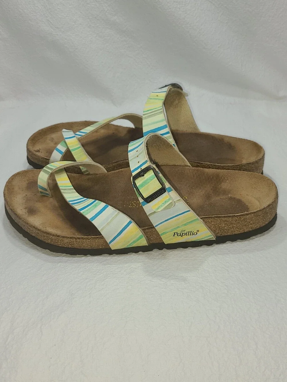 Mens Papillio by Birkenstock Tabora Sandals Size: 10 Color: Multicolor